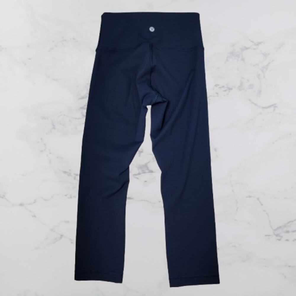 Lululemon Wunder Under Crop High Rise Size 4 Navy